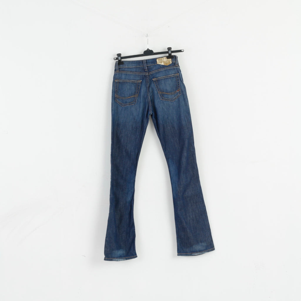 Neo Flare Tommy Hilfiger Donna W28 L34 Pantaloni Jeans Pantaloni in denim di cotone blu scuro