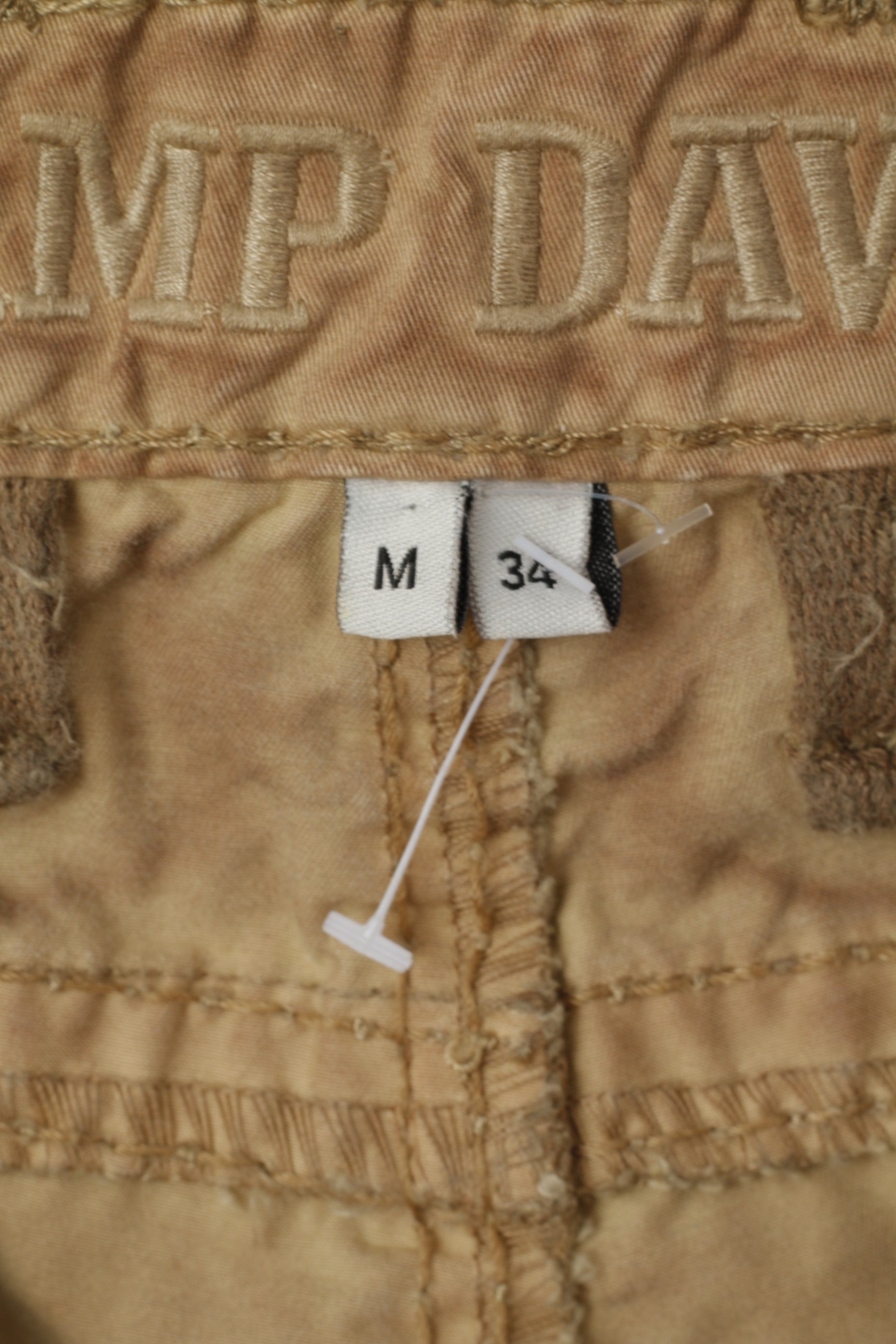 Pantaloni Camp David Uomo M 34 Pantaloni casual di alta qualità in cotone sbiadito marrone