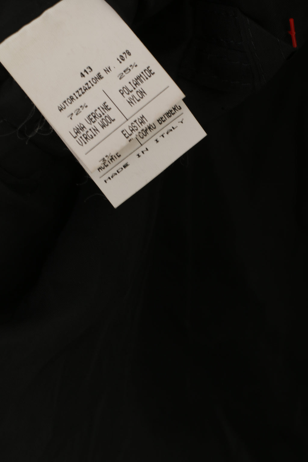 Vestium Officina Men 38 48 Blazer Black Wool Striped Made in Italy Single Breasted Jacket