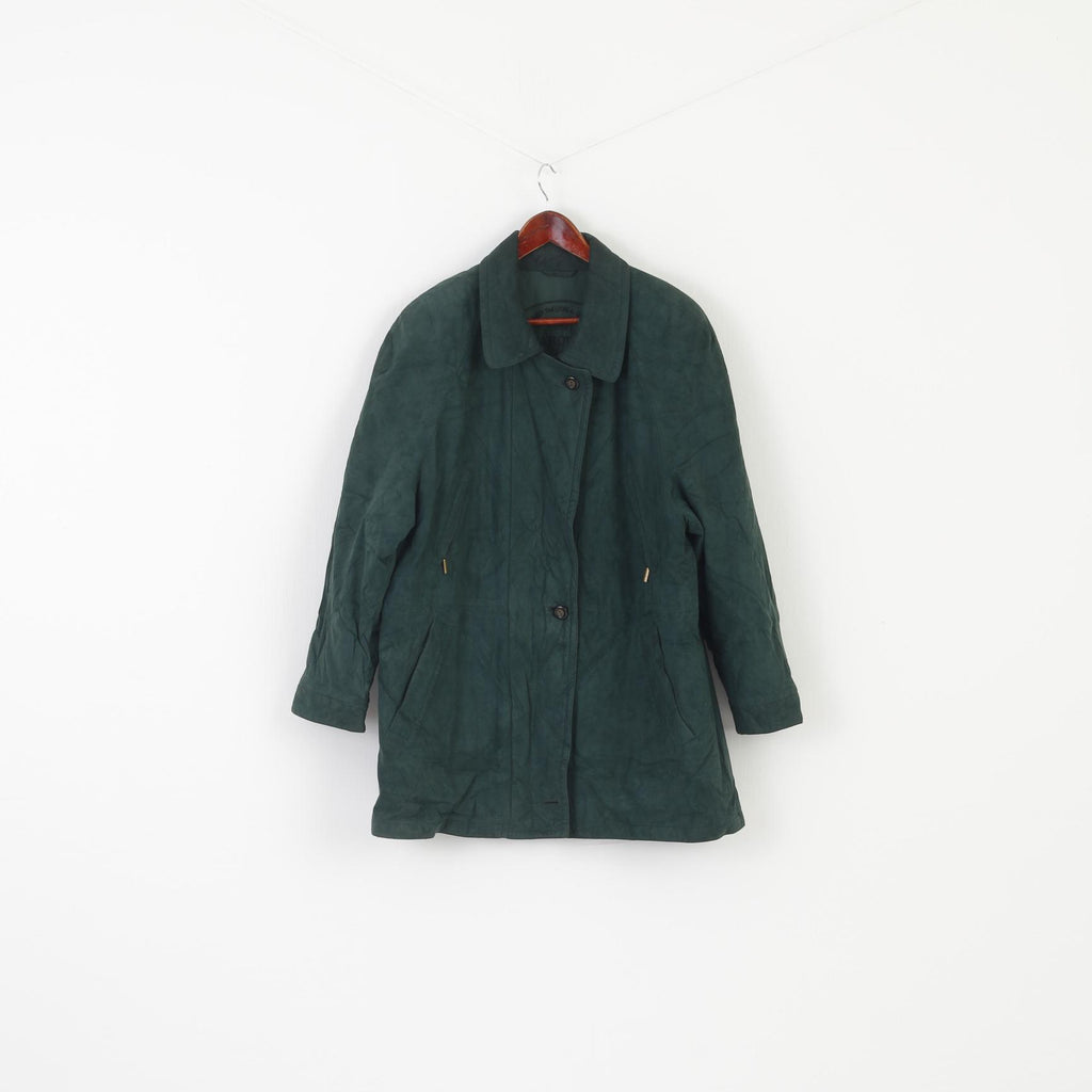 Baronia Von Gollas Women 16 42 XL Jacket Green Nylon Vintage Tecnopile Outdoor Top