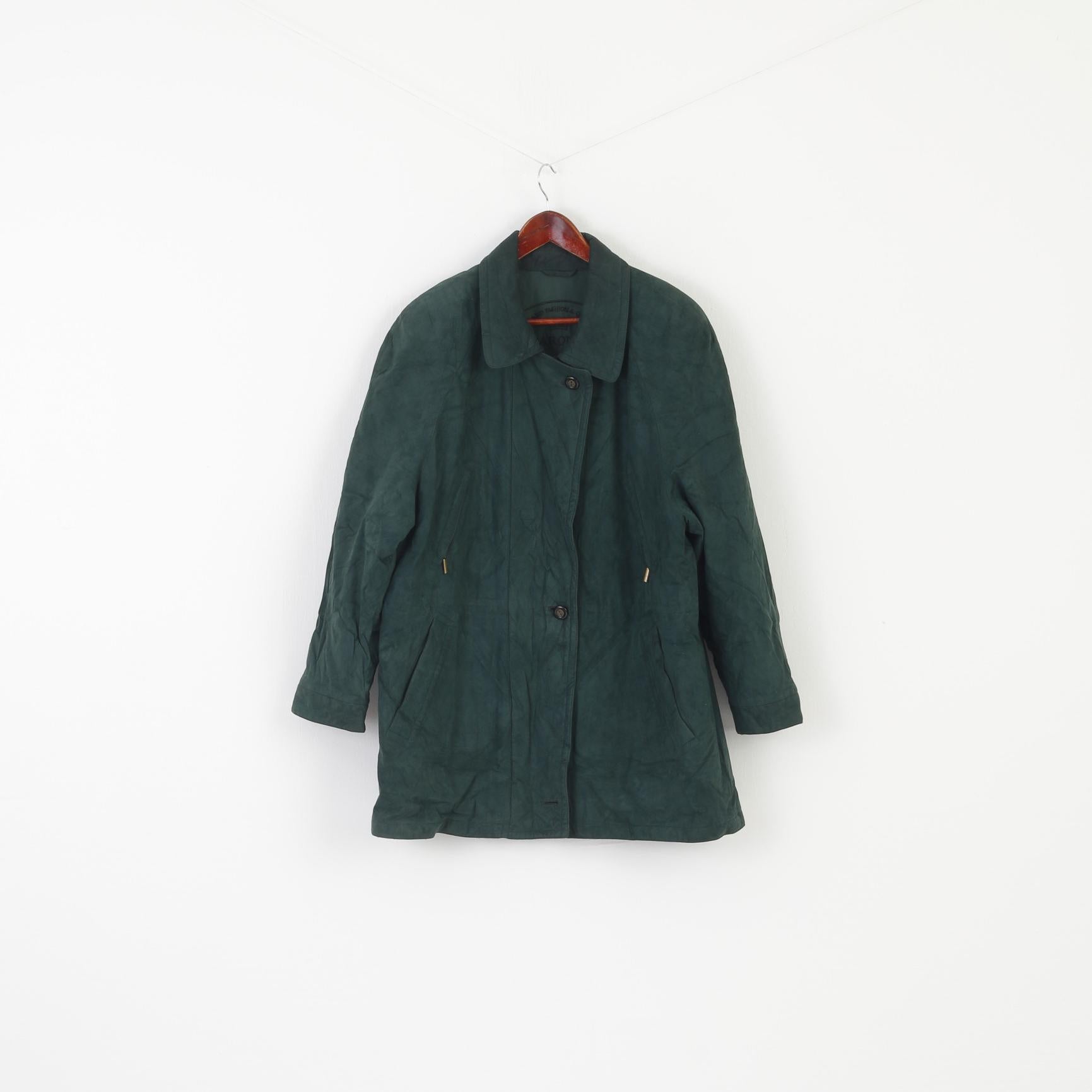 Baronia Von Gollas Women 16 42 XL Jacket Green Nylon Vintage Tecnopile Outdoor Top