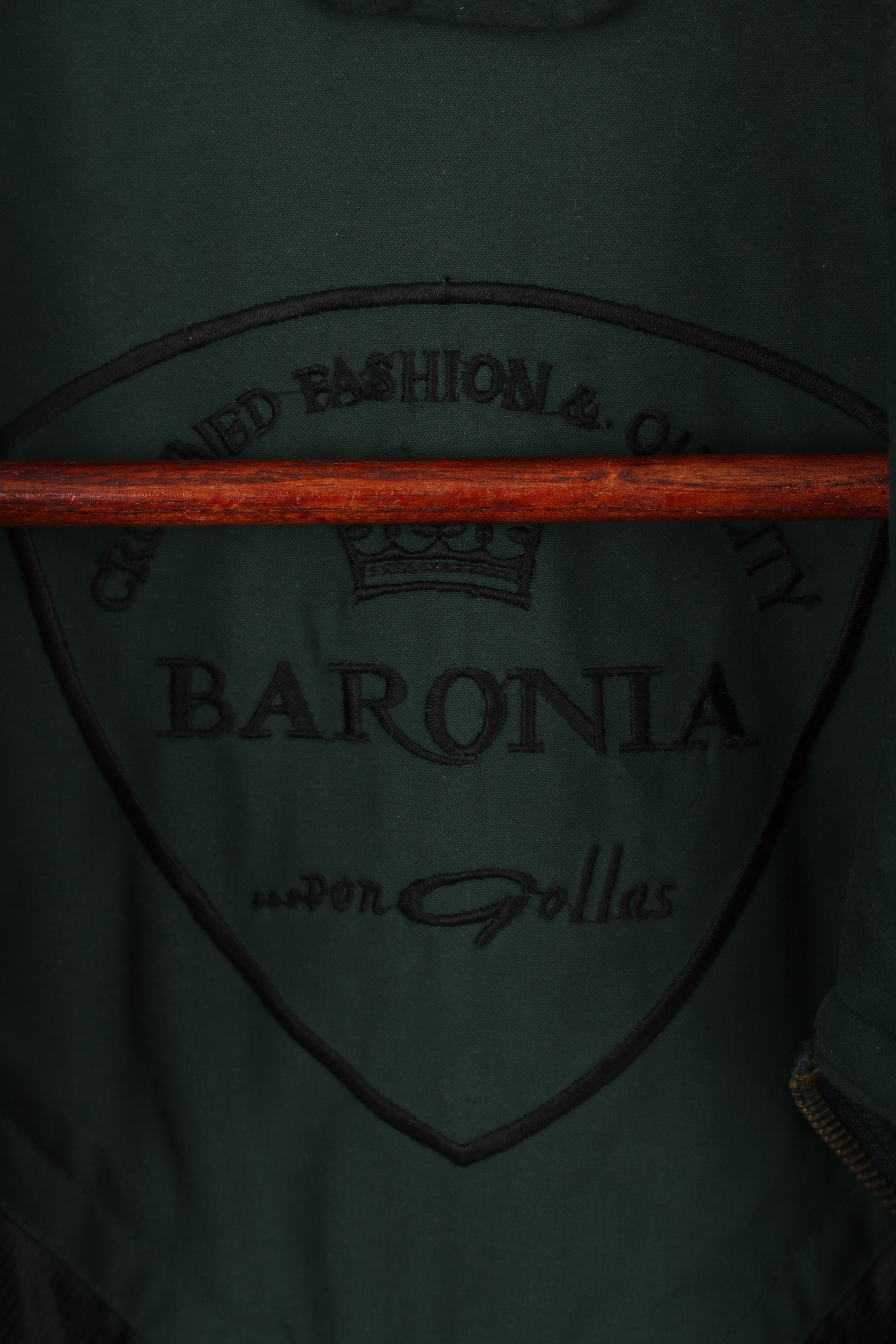 Baronia Von Gollas Women 16 42 XL Jacket Green Nylon Vintage Tecnopile Outdoor Top