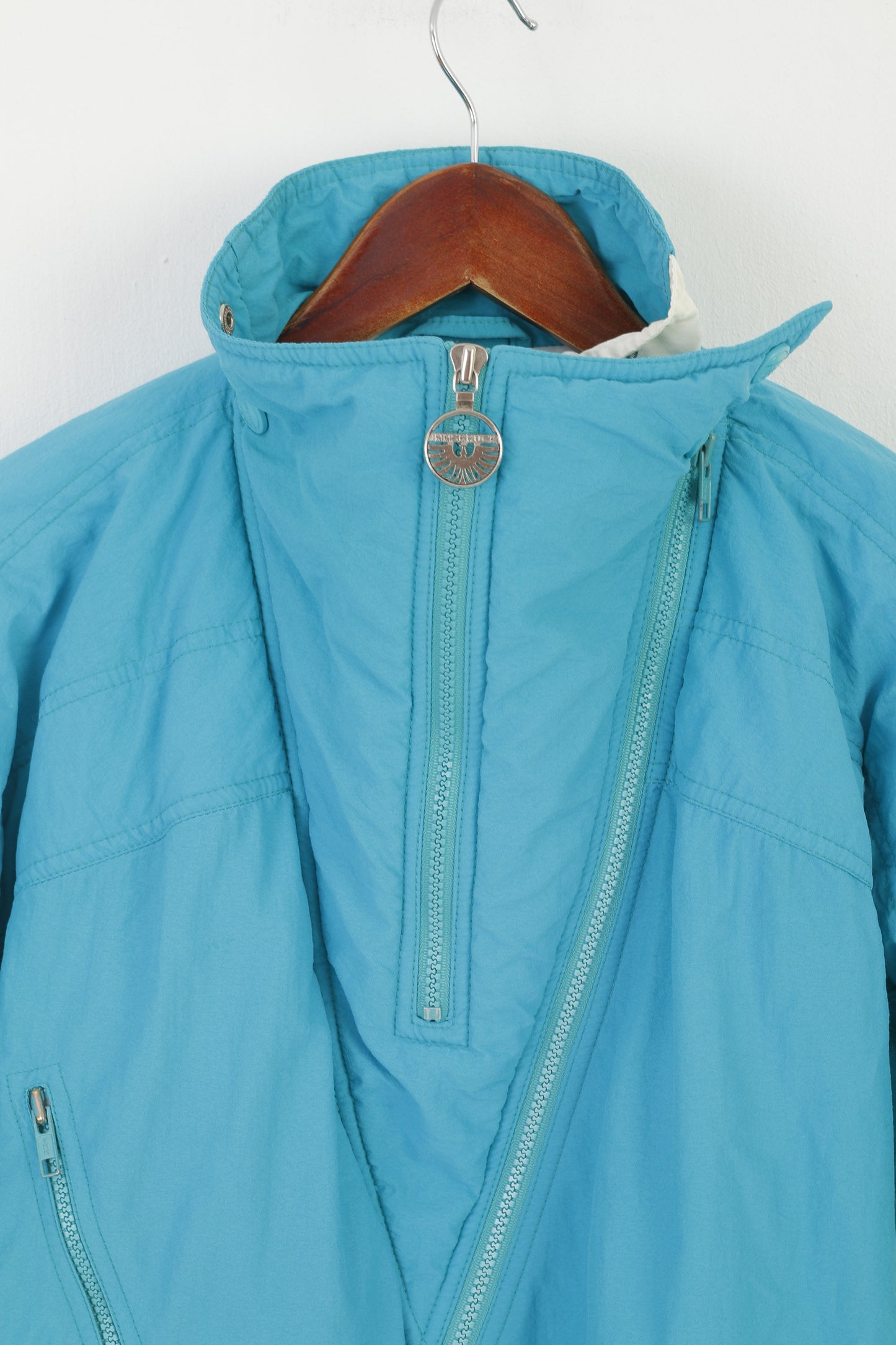 Innsbruck Femmes 12 40 S Combinaison de Ski Turquoise One Piece Vintage Outdoor Snowsuit