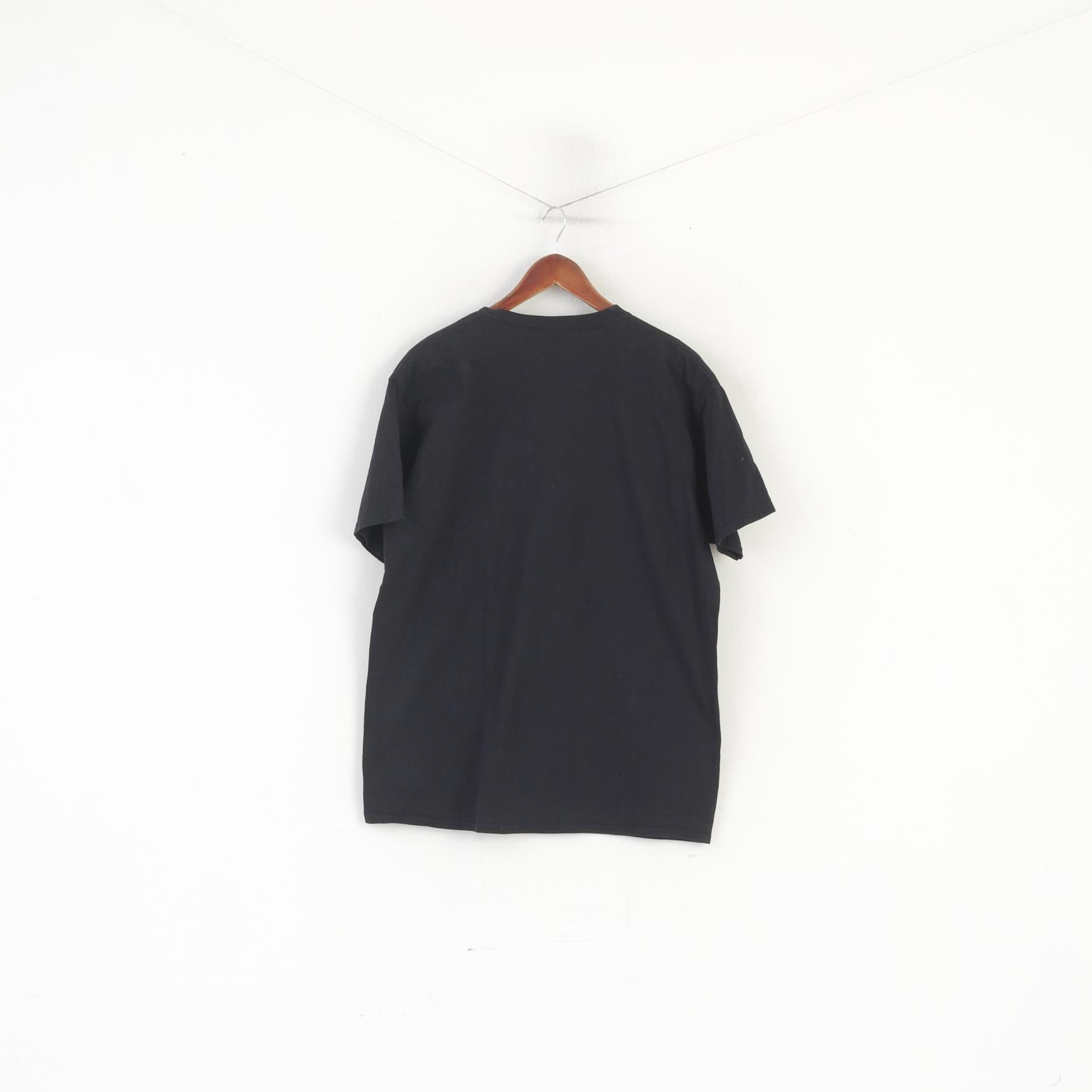 Gildan hommes 3XL (L) T-Shirt noir coton graphique j'aime Pandi Bulacan haut