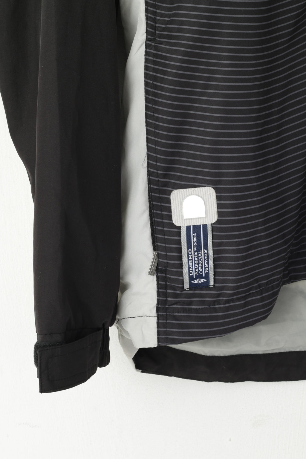 Umbro Hommes 36 S Veste Noir Activewear Full Zipper Pro Training Teamwear Top