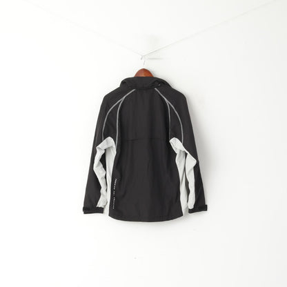 Umbro Men 36 S Jacket Black Activewear Full Zipper Pro Training Teamwear Top