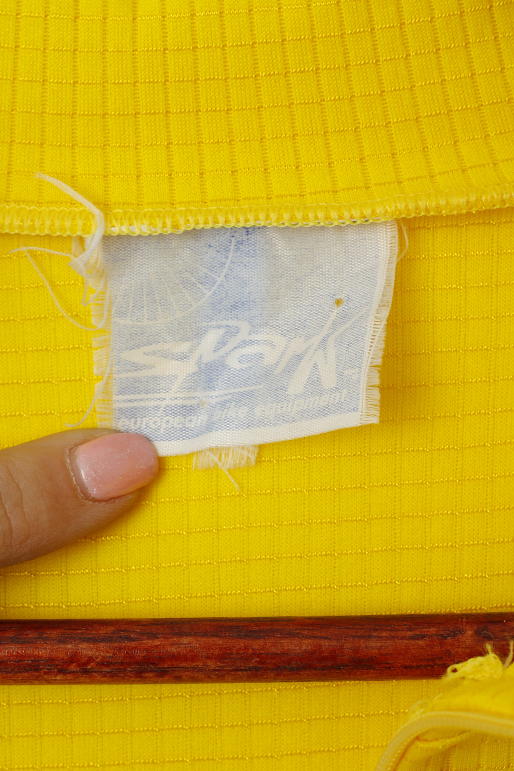 Spark Chemise de cyclisme XXL pour homme Jaune Stretch Col zippé Haut d'équipement de vélo européen