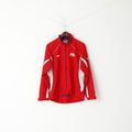 Umbro Men XS Jacket Red Konnerud Idrettslag 1927 Norway Full Zipper Active Top