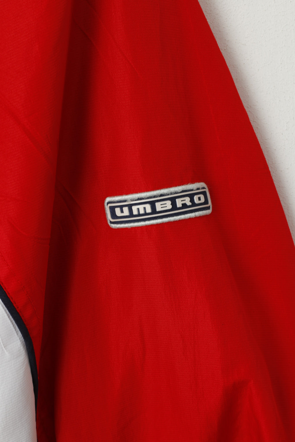 Umbro Hommes XS Veste Rouge Konnerud Idrettslag 1927 Norvège Haut actif à fermeture éclair complète