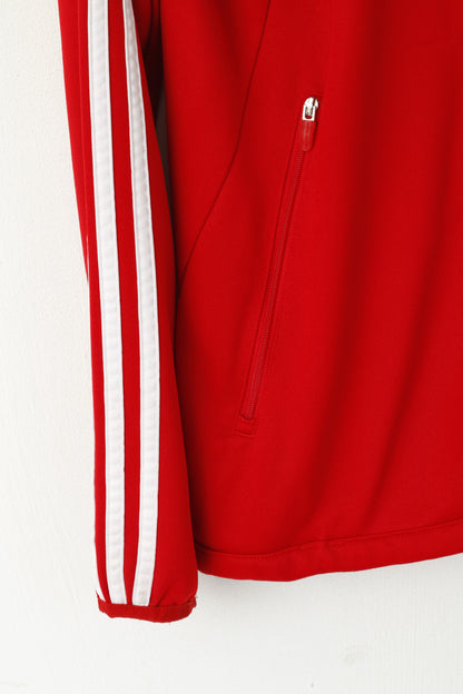 Felpa Adidas AFC da uomo rossa Sunderland Football Club con zip
