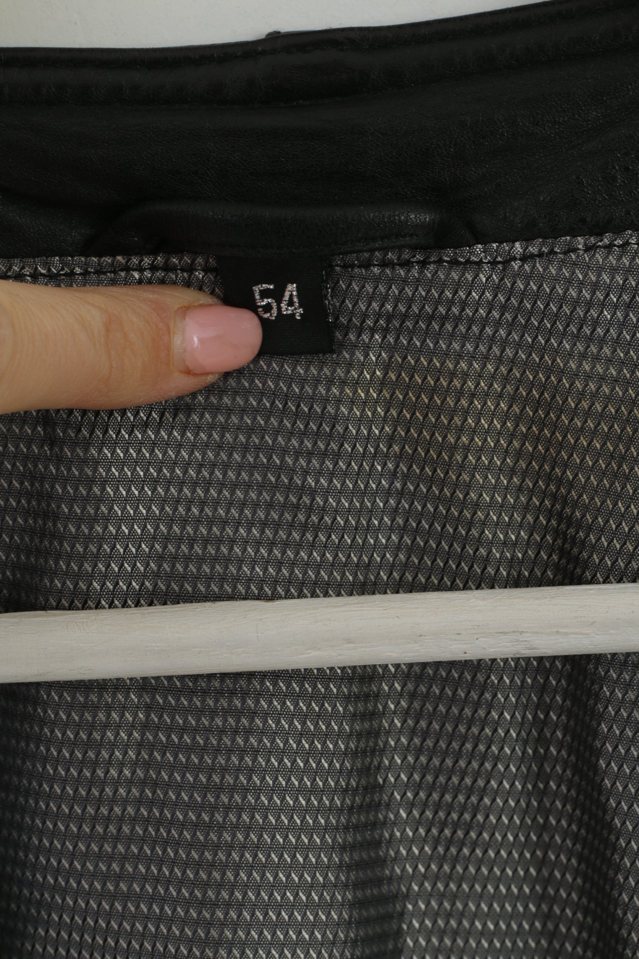 Trapper Original Leatherwear Men 54 L Vest Black Leather Multi Pockets Waistcoat