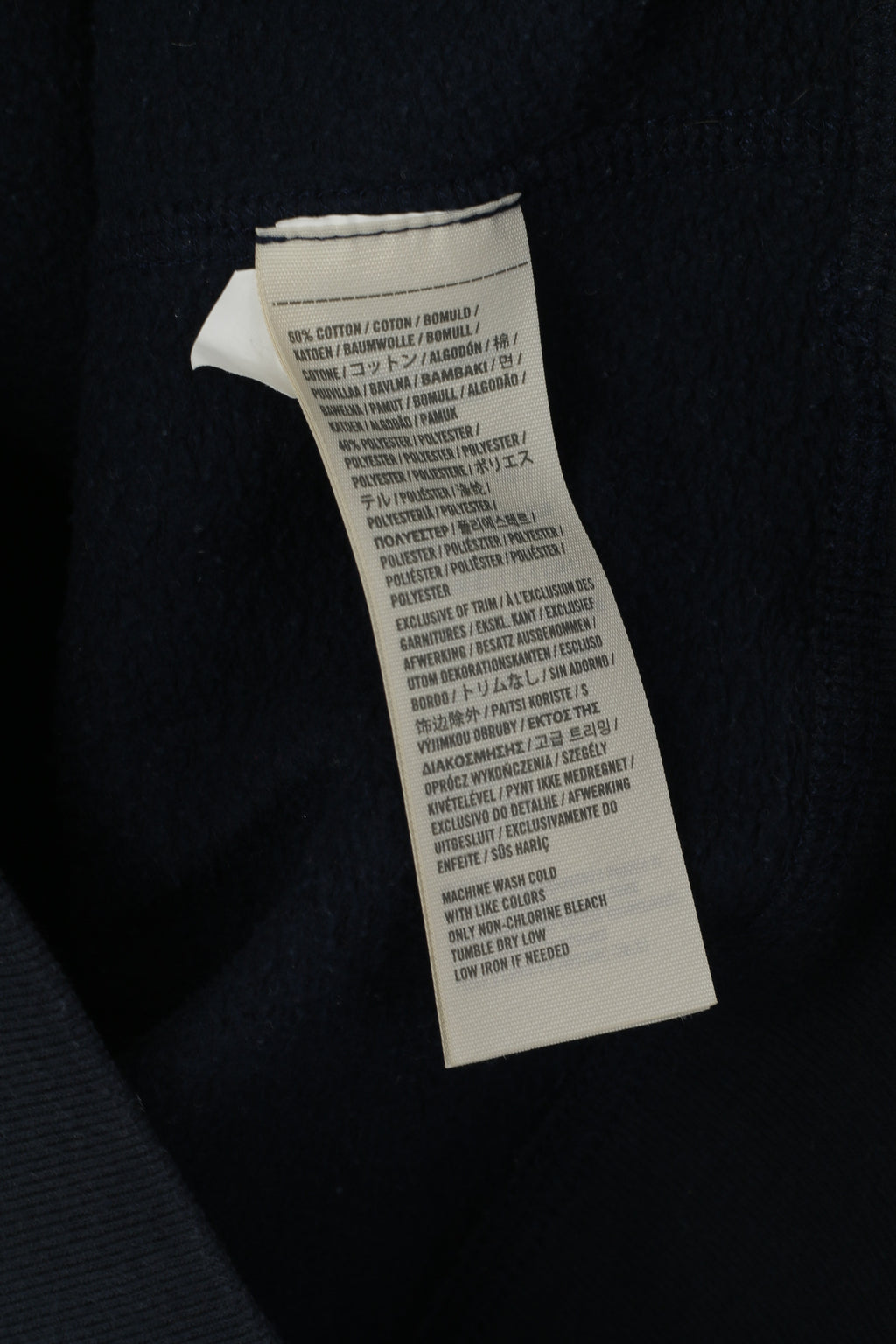 Hollister California Femmes M (S) Sweat-shirt à capuche en coton bleu marine Haut de sport