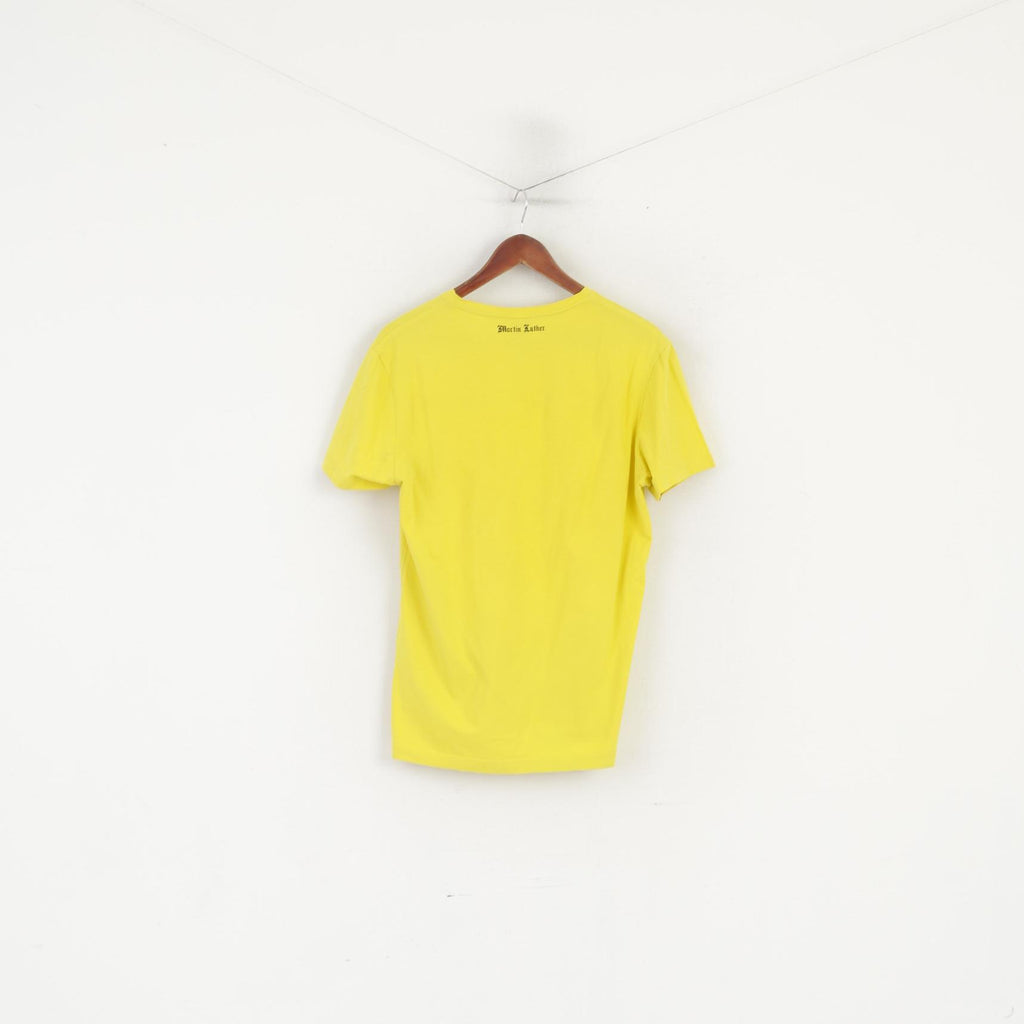 Funreatl Men 50 M Shirt Yellow Cotton Stretch Mercedes Benz 300 SL Top