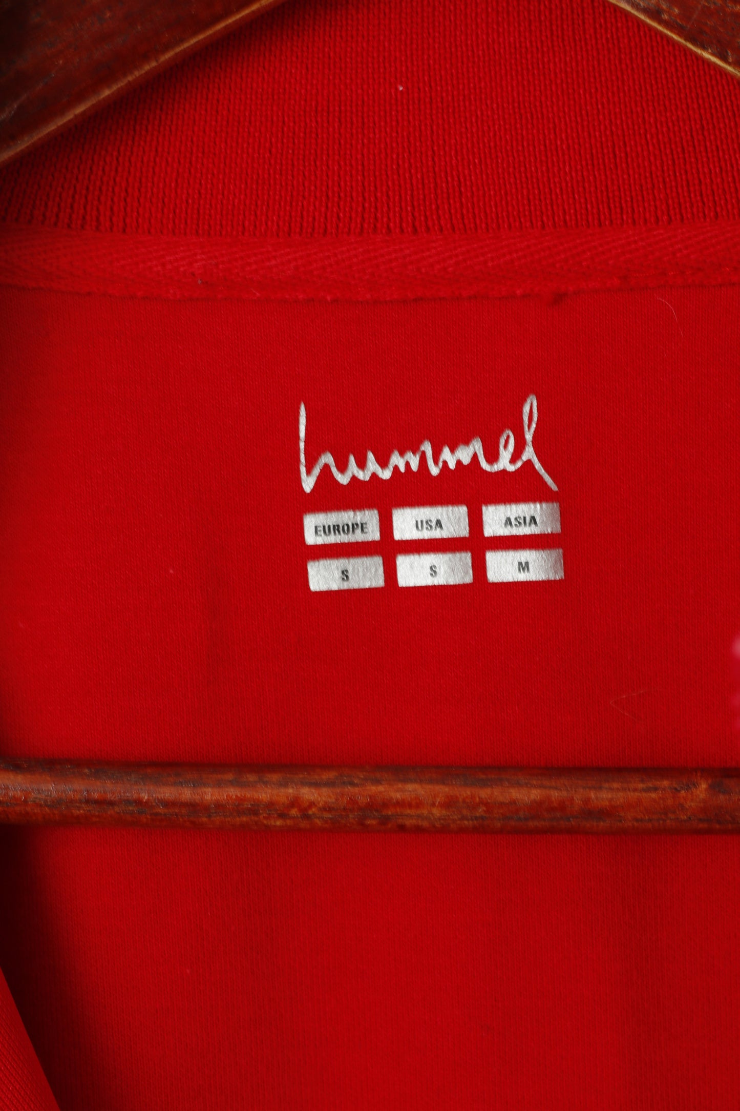 Hummel Women S Sweatshirt Red Shiny NIBE Festival Zip Up Sport Track Top