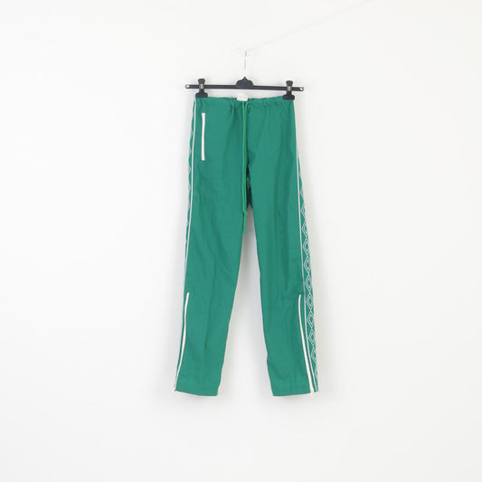 Umbro Youth 168 Sweatpants Green Cotton Blend Vintage Norway Retro Trousers