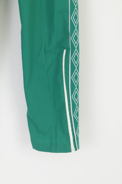 Umbro Youth 168 Sweatpants Green Cotton Blend Vintage Norway Retro Trousers