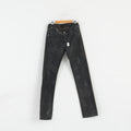 Nouveau Faith Women 30 Pantalon Noir Brillant Jean Cobain Icedenim Coton Pantalon Gothique