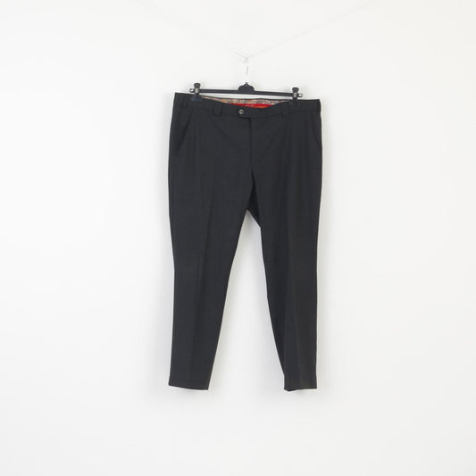 Meyer Men 28 42 58 Trousers Charcoal Classic Elegant Modern Comfort Germany Pants