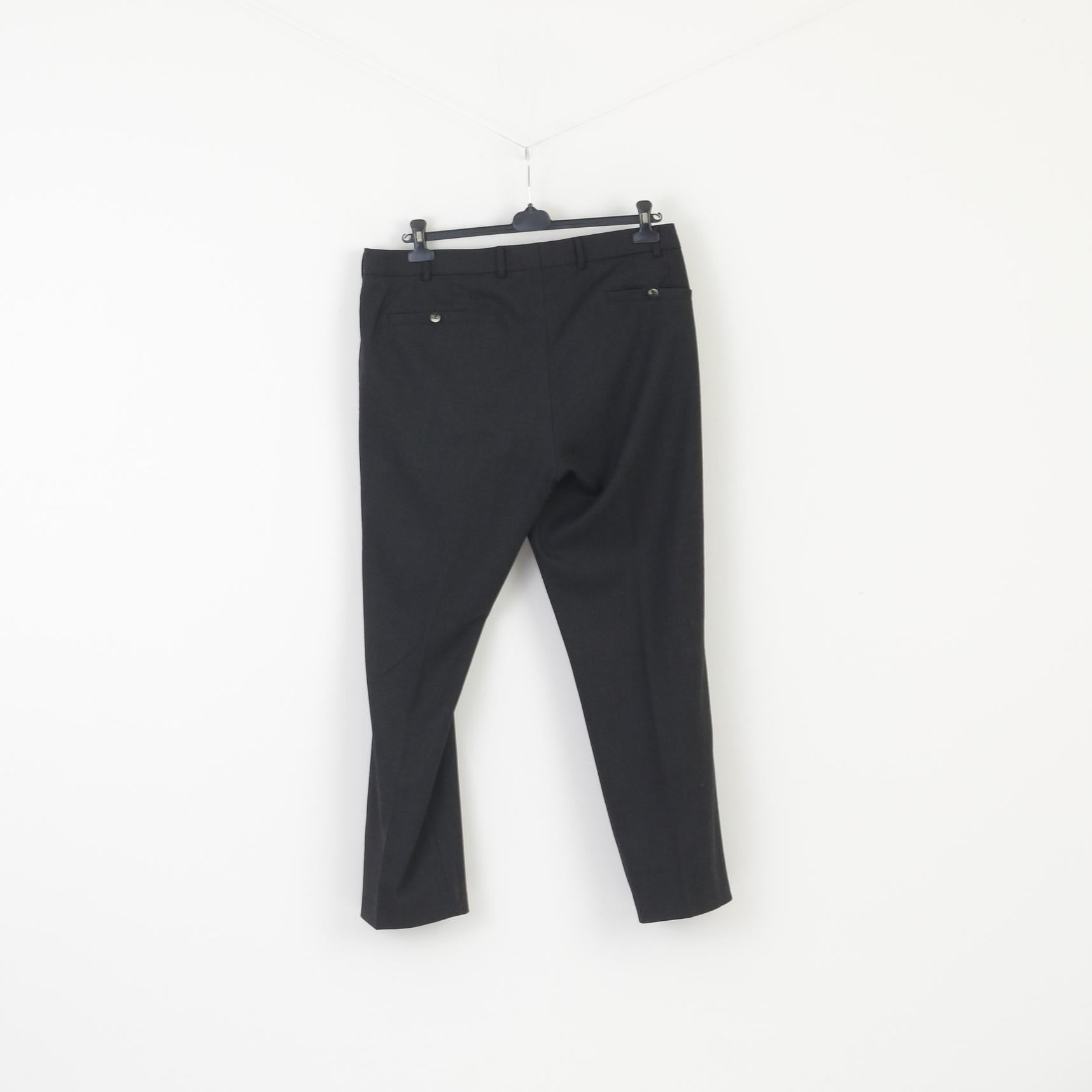 Meyer Pantalon Homme 28 42 58 Charbon Classique Élégant Moderne Confort Allemagne Pantalon