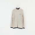 Giorgio Armani Hommes XL Golf Jumper Beige Acrylique Classique Stretch Pull