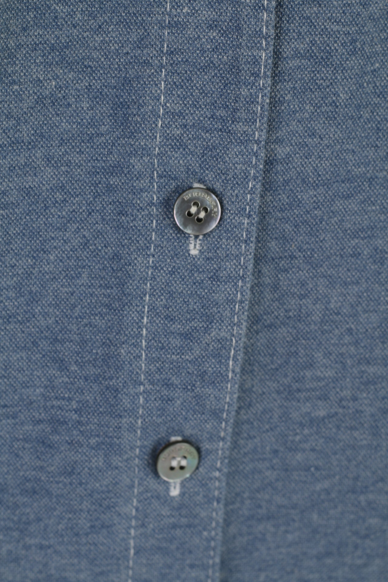 Burberry London Womens 44 S Shirt Sleeveless Blue Cotton Top Vest