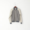 Original Penguin Men S (XS) Jacket Grey Baseball Sportswear Full Zipper Light Top