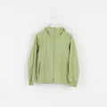 Giacca da donna Peak Performance in misto cotone verde con cappuccio Kasy J Style Top