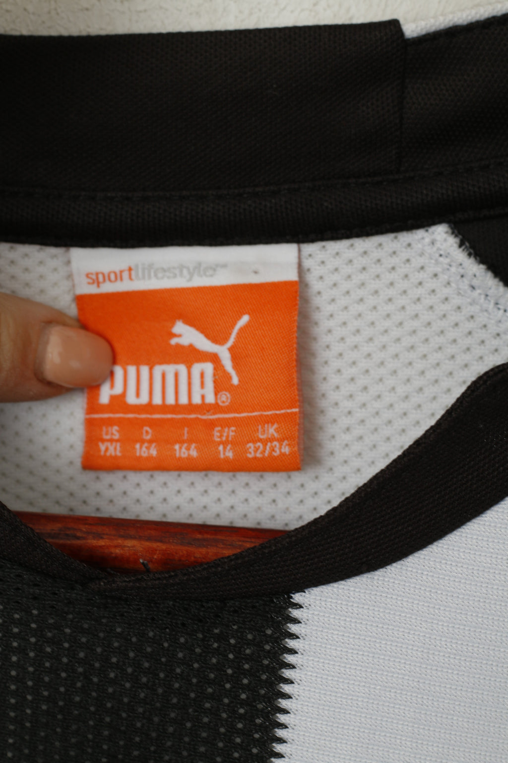 Puma Boys 14 Age 164 Shirt Black Newcastle United Football Club #10 Ryan Top