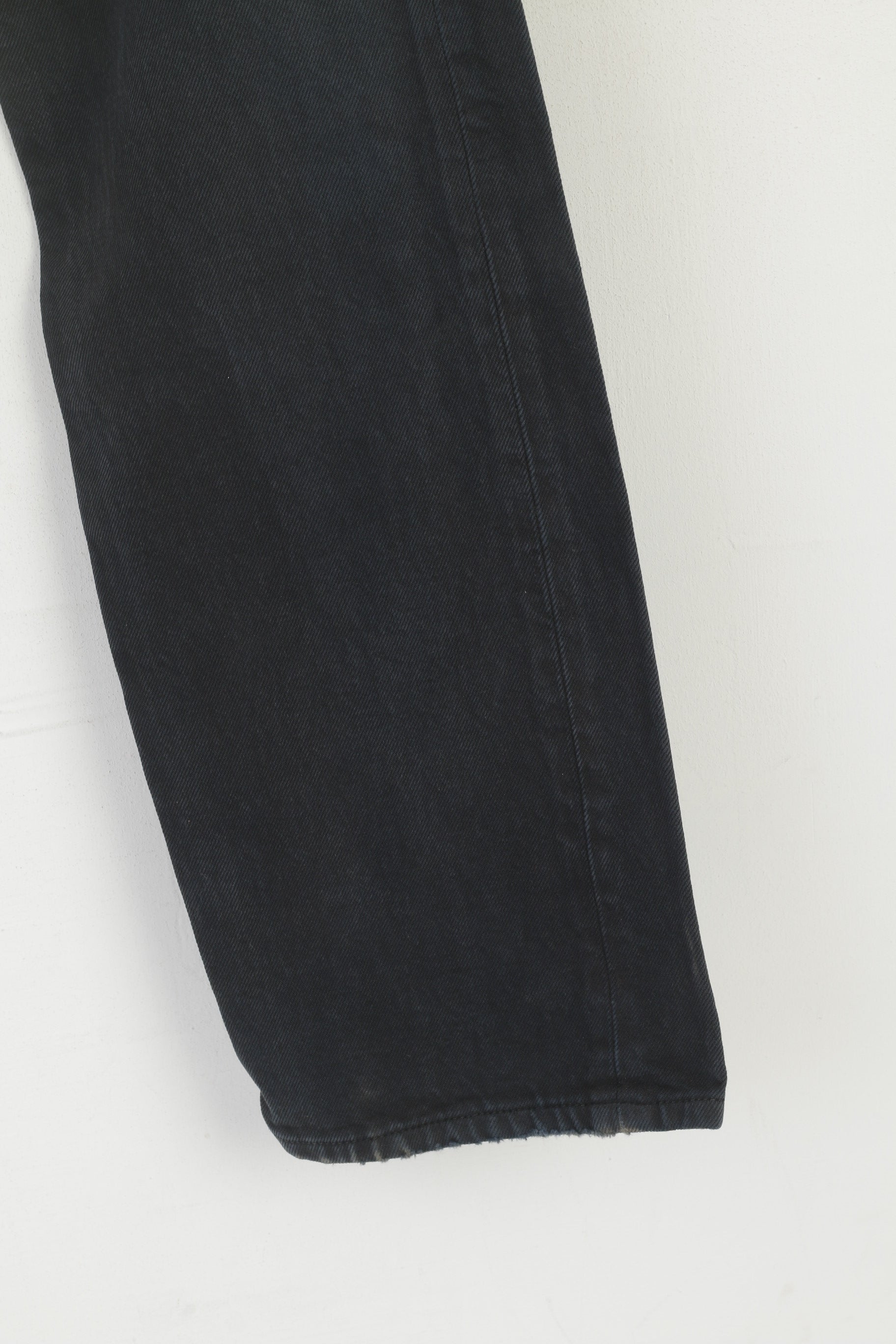 Pantaloni jeans Levi's 501 da donna 32 Pantaloni in denim dritto vintage in cotone blu scuro