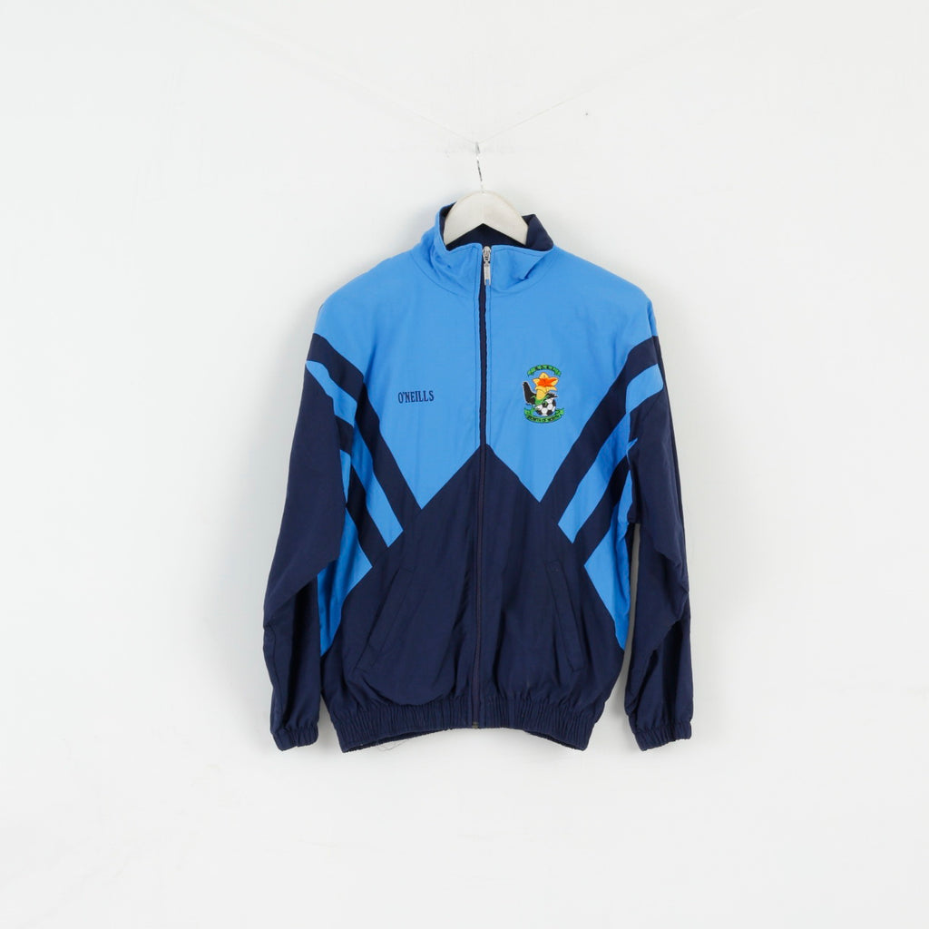 O'Neills Boys 13 / 14 Age Track Top Jacket Blue Football Growth Of North Nylon Top