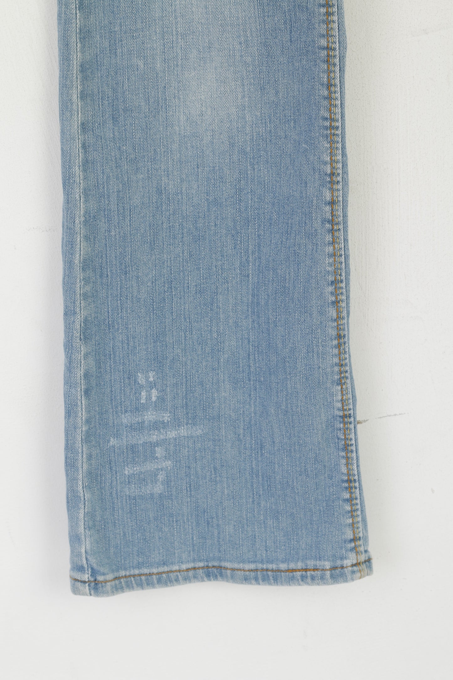 Levi's 572 Bootcut Donna 29 Pantaloni Jeans Pantaloni vintage in denim di cotone blu