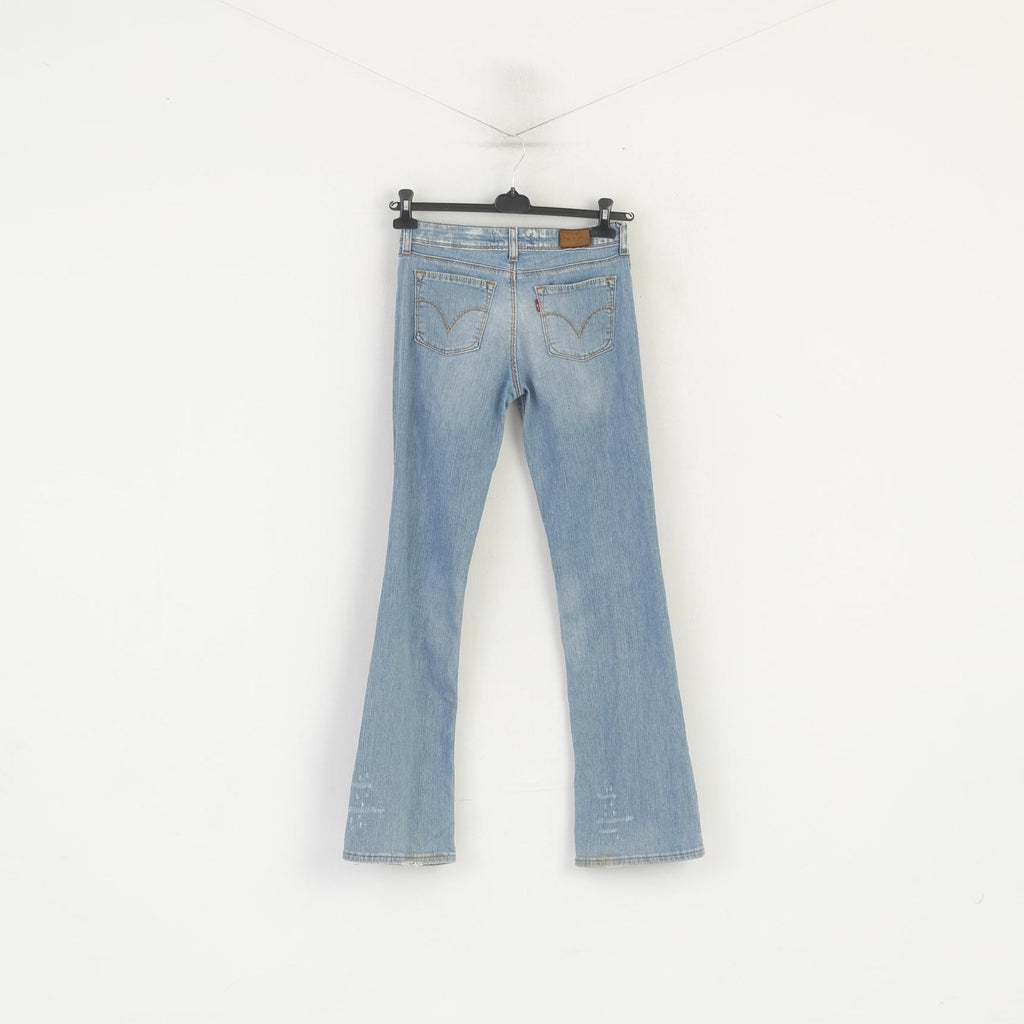 Levi's 572 Bootcut Women 29 Jeans Trousers Blue Cotton Denim Vintage Pants