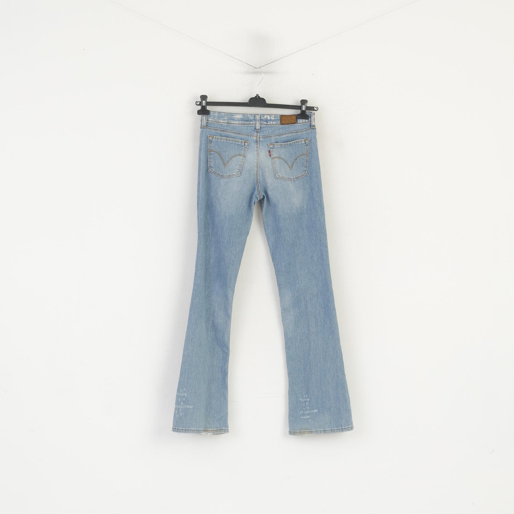 Levi's 572 Bootcut Women 29 Jeans Trousers Blue Cotton Denim Vintage Pants