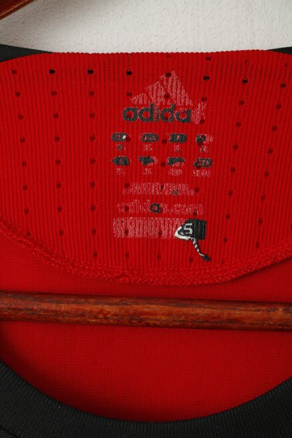 Adidas Men XL Shirt Red Deutscher Fussball Bund Football Vintage Jersey Top