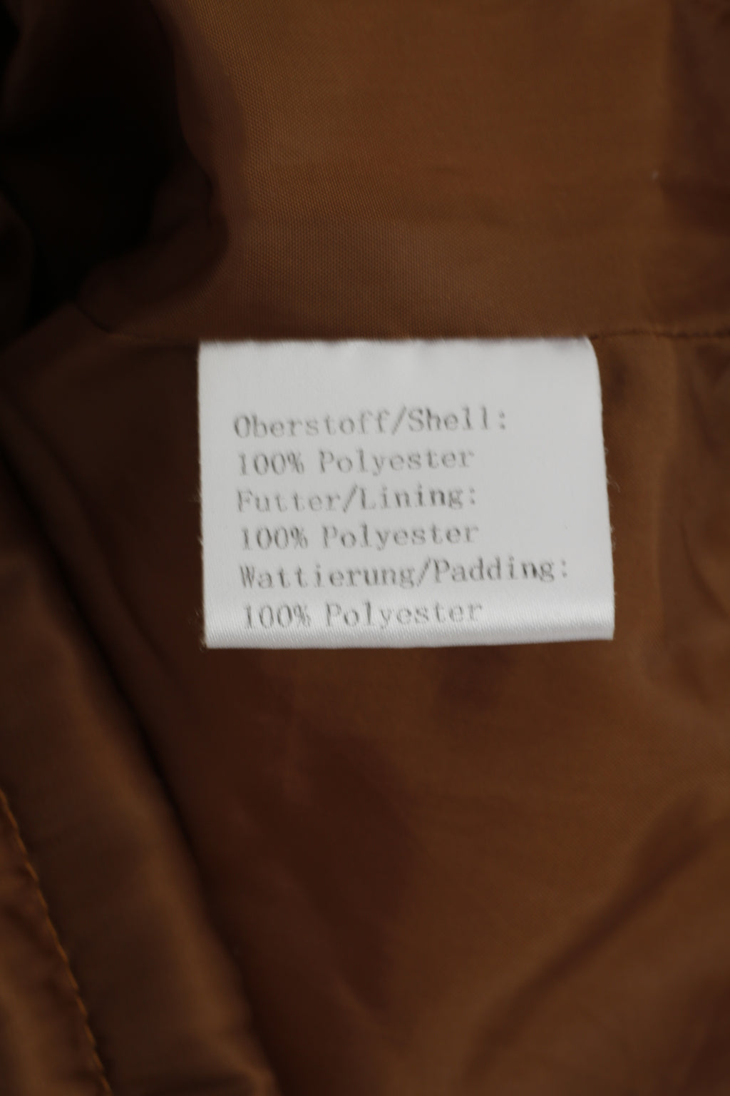 Giacca M da donna New Morrican Top classico marrone imbottito lucido con cerniera intera