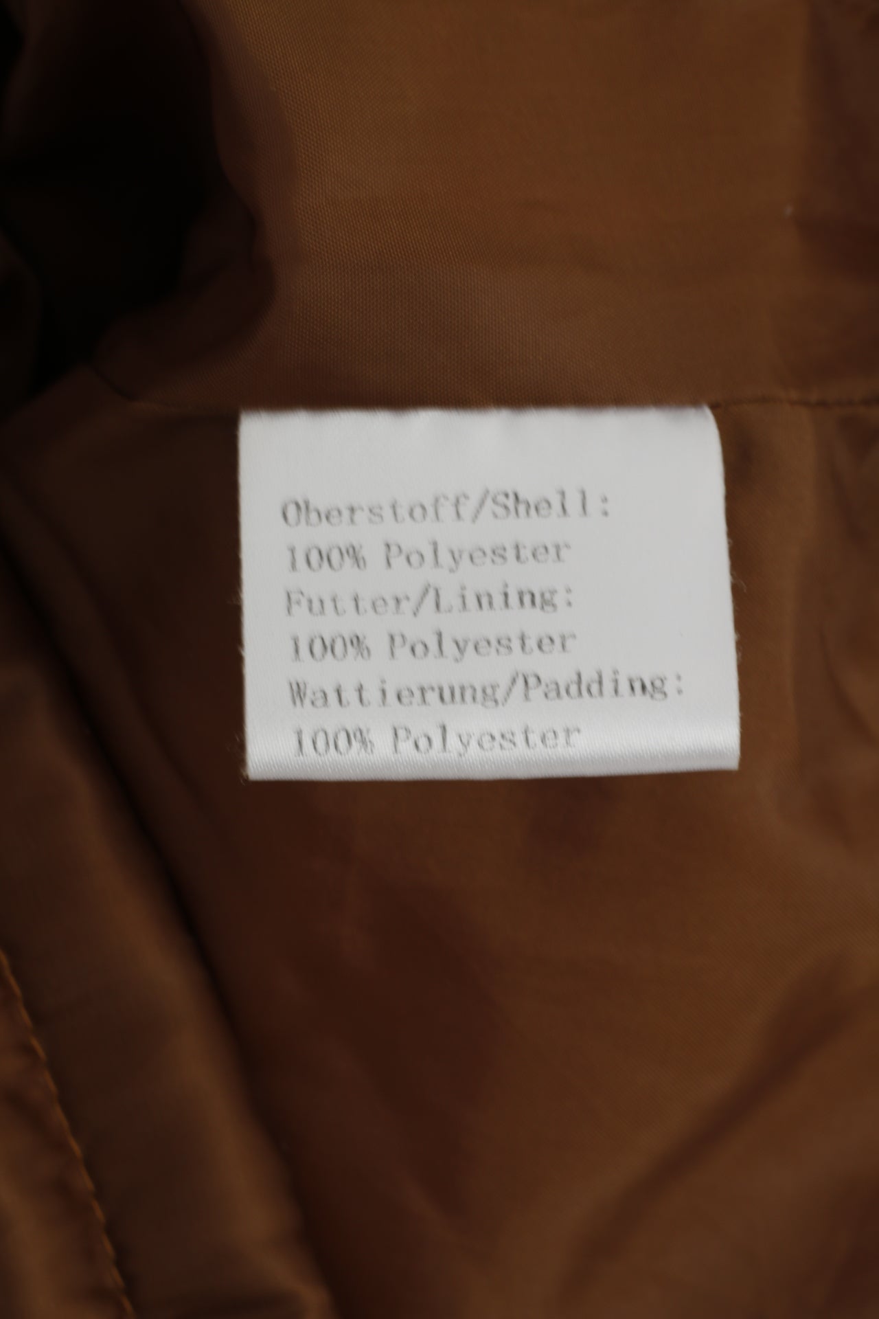 Nouveau Morrican Womens M Jacket Brown Shiny Rembourré Full Zipper Classic Top