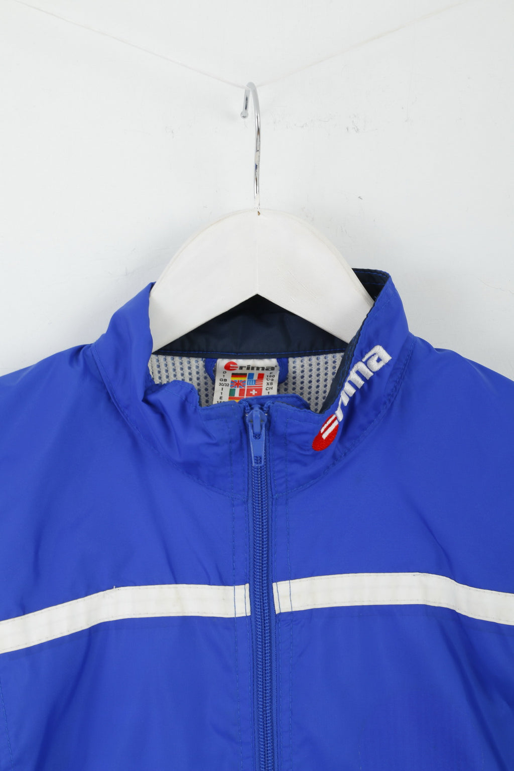 Erima Boys 150 10-12 Age Veste d'entraînement en nylon léger bleu marine