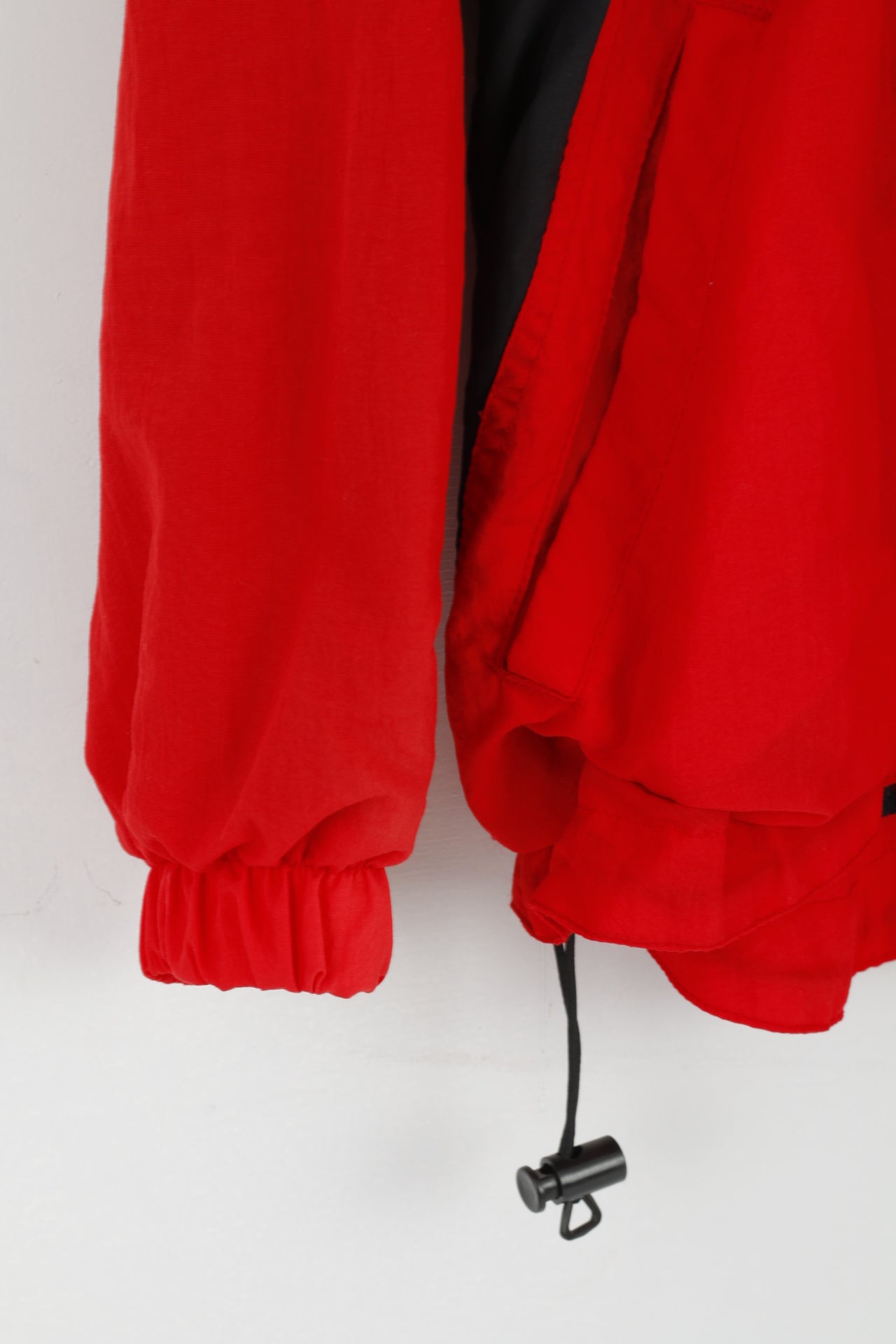 Giacca Nike Team Uomo L Giacca rossa in nylon Out West Basket Activewear Top con cerniera