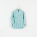 Peak Performance Women M Casual Shirt Green Cotton Long Sleeve Nature Top