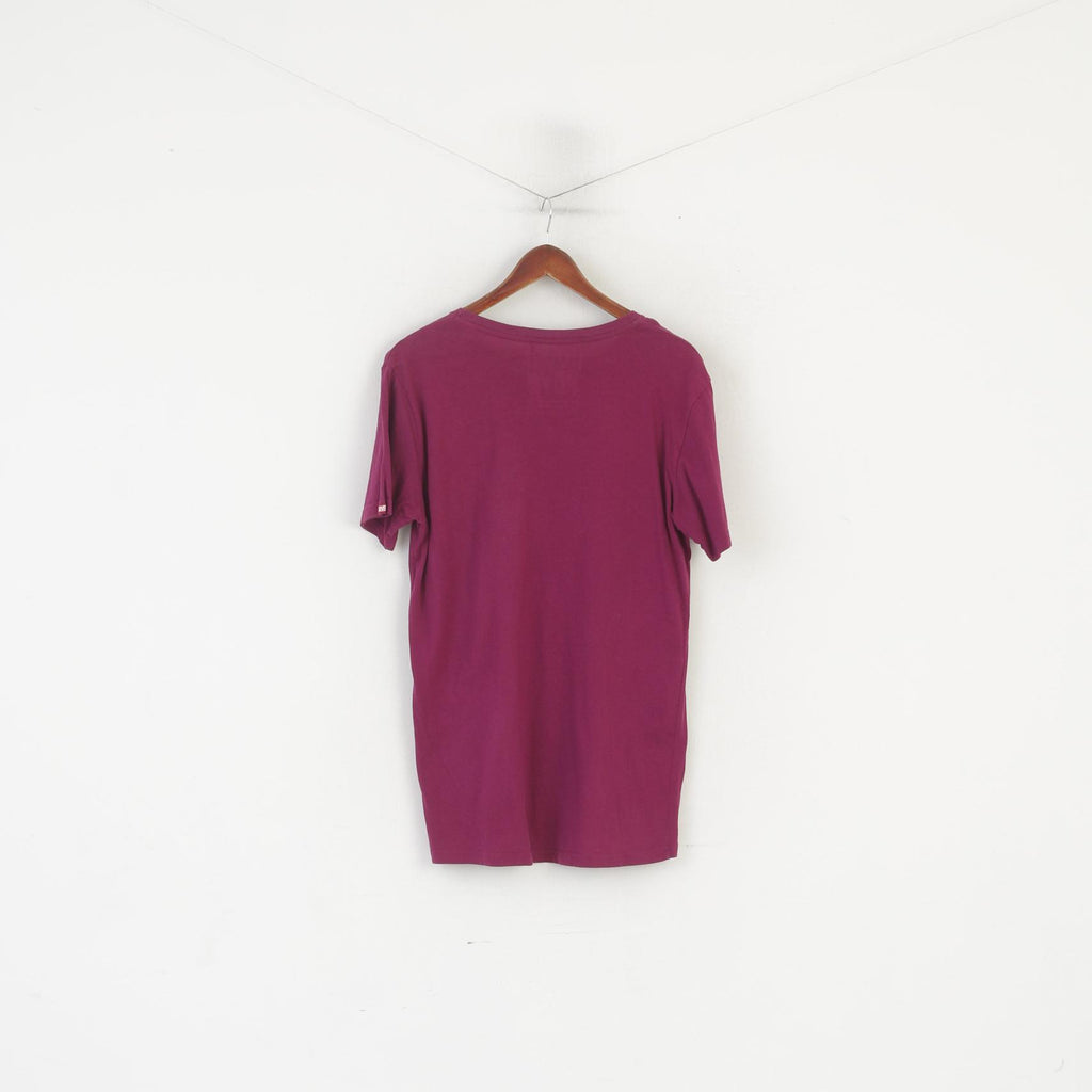 Marvel &amp; XDYE Hommes L Chemise Violet Coton The Thing Heros Haut Graphique