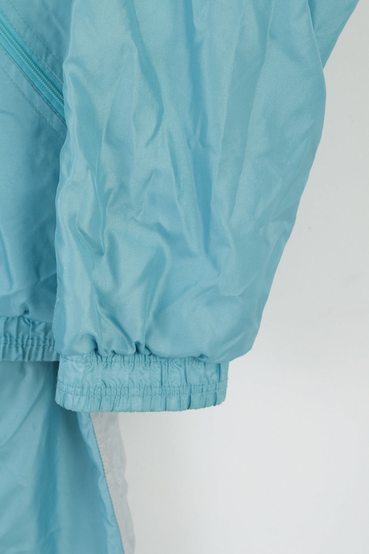 Etirel Le Sportif Womens D 46 XL Tracksuit Vintage '90 Shiny Green Nylon Track Set