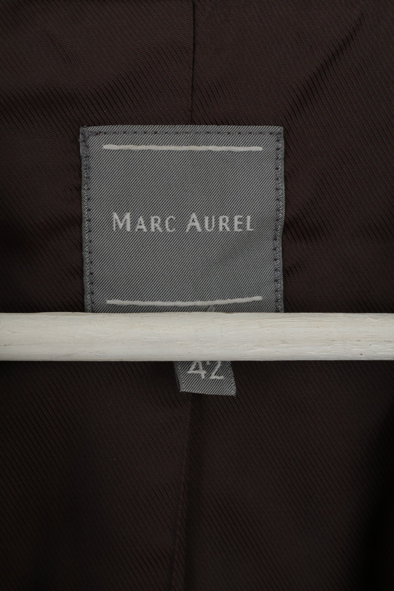 Marc Aurel Women 42 Jacket Blazer Shiny Khaki Single Breasted Top