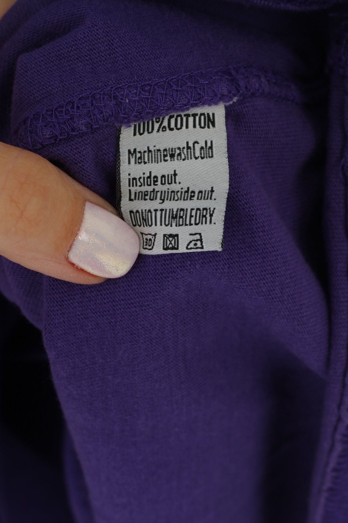 Superdry T-shirt M pour homme en coton violet graphique #3 coupe slim