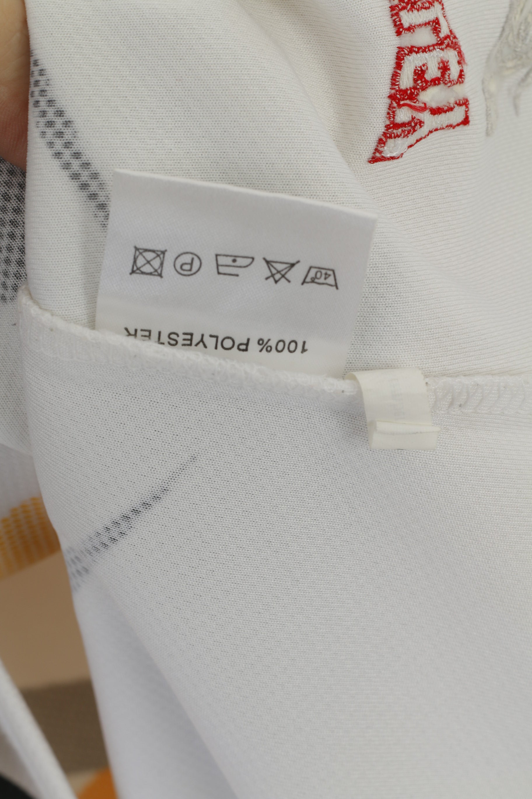 Bradford Bulls Official Men L Shirt Blanc Rugby League Jamie Langley 2010 Jersey Top