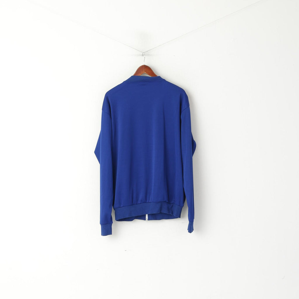 Score Draw Men XXL Sweatshirt Blue Everton Football Zip Up Shiny Track Top