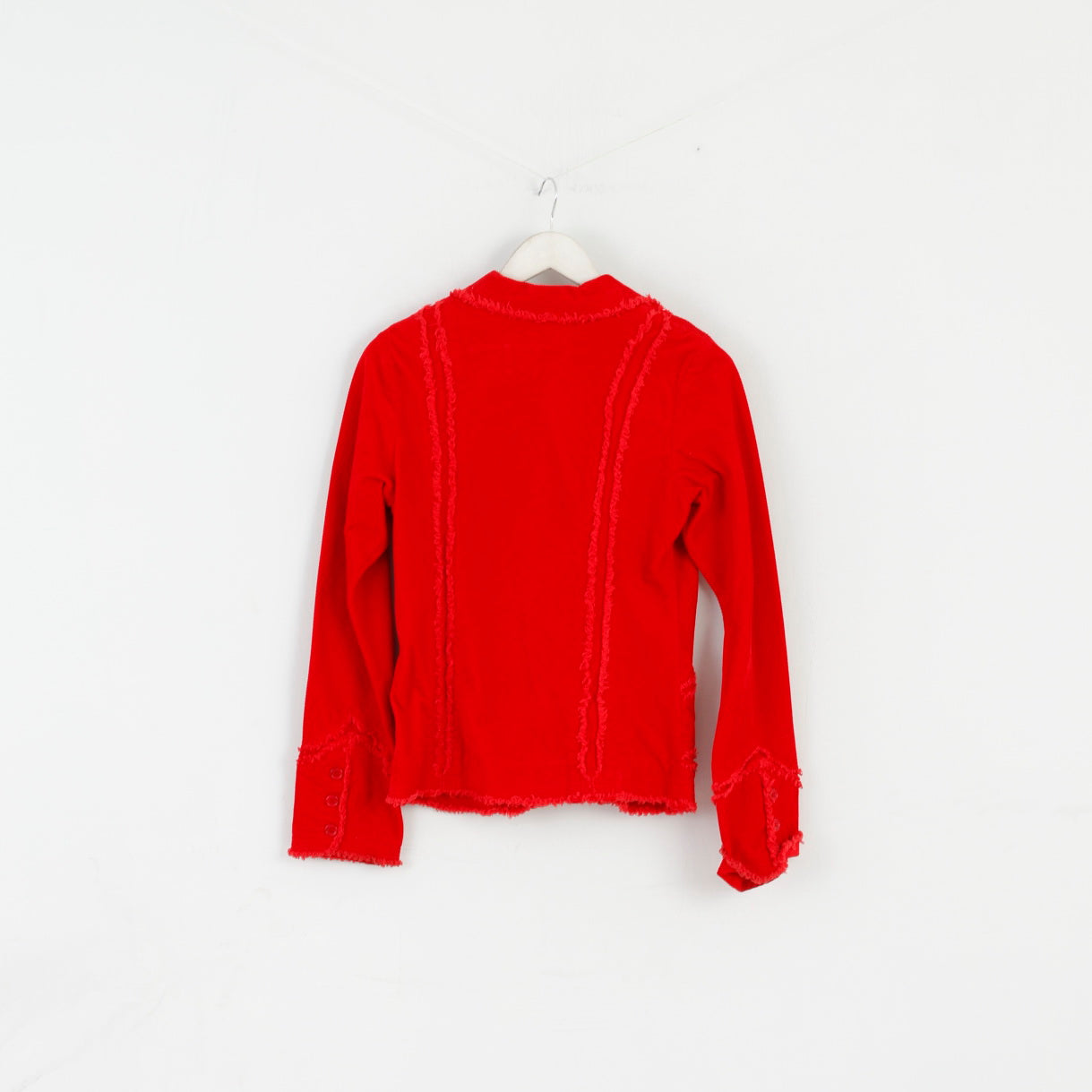 Replay & Sons Girls XXL 16 Age Blazer Red Jacket Cotton Corduroy Top