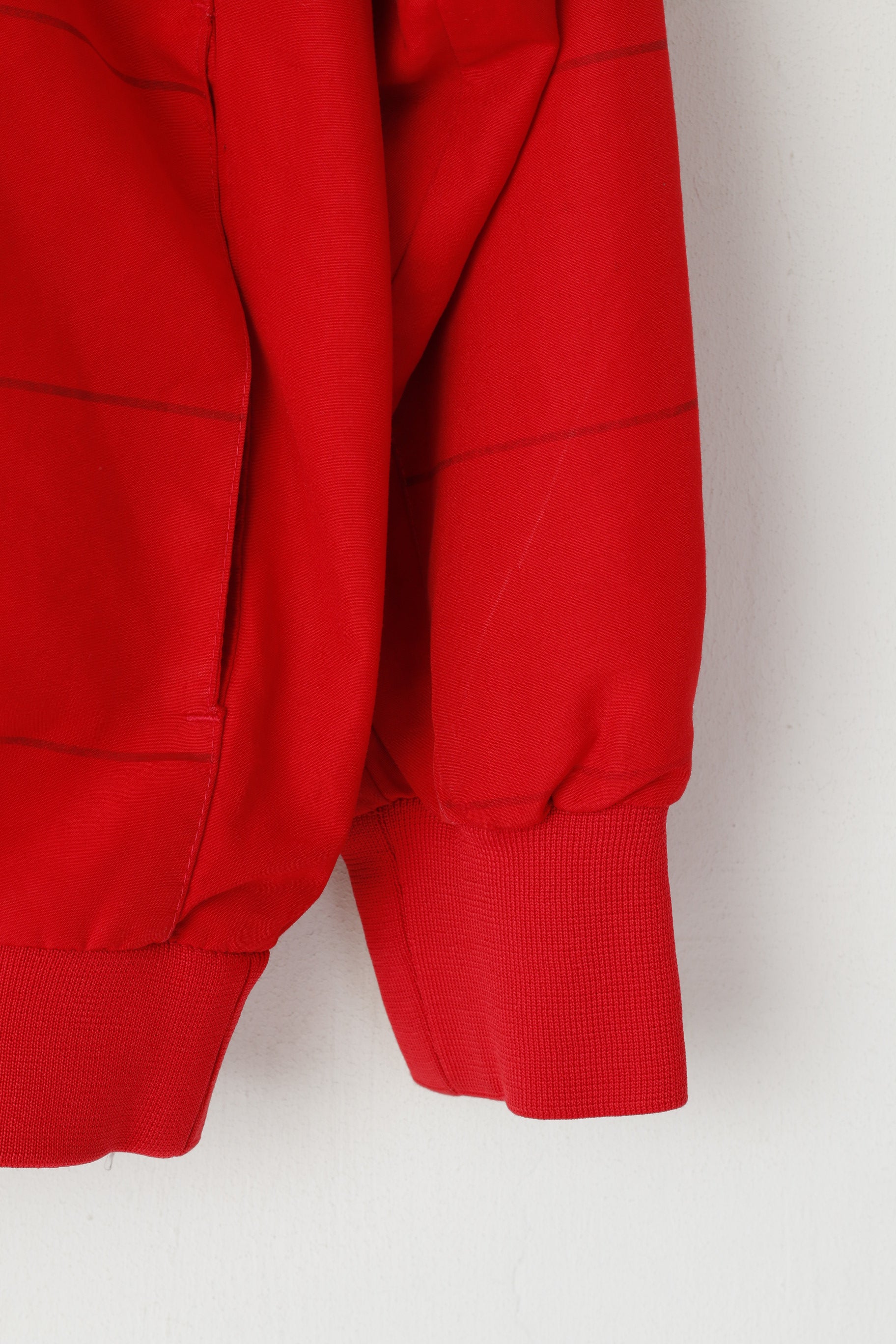 Nike Veste de football zippée pour jeunes 13-15 ans 158-170 Rouge Manchester United