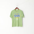 George Men S T- Shirt Green Coca Cola Graphic Cotton Crew Neck Top