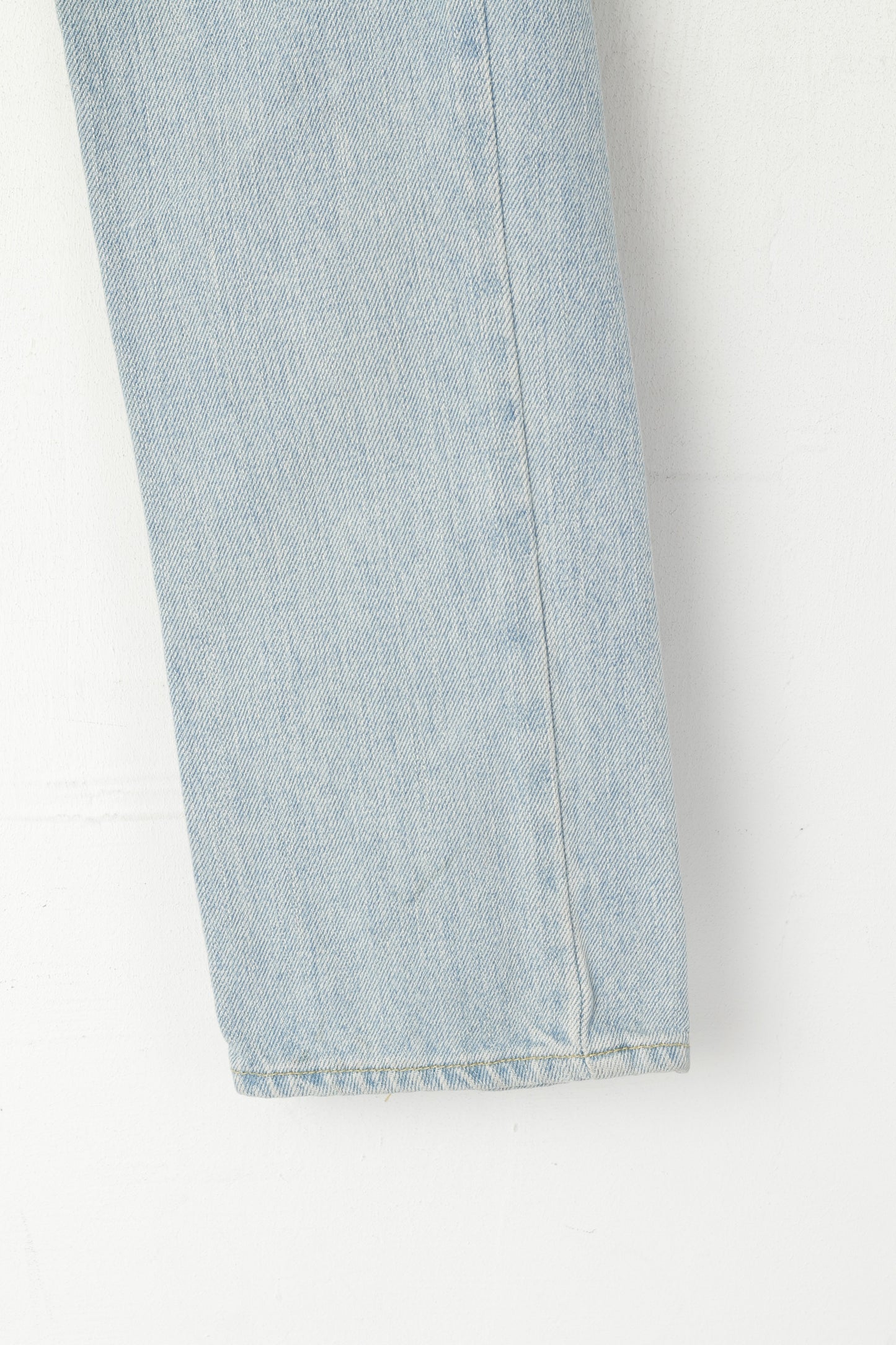Hollister Women 28 Jeans Trousers Light Blue Cotton Denim Straight Leg Skinny Pants