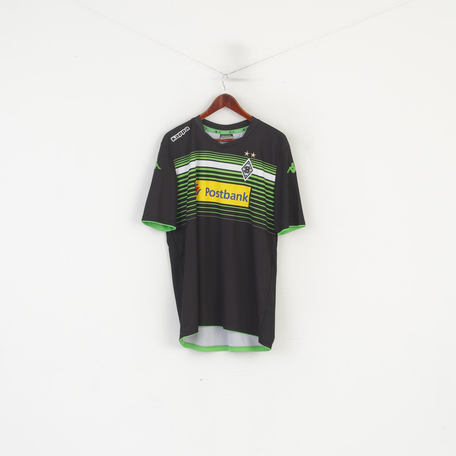 Maglia Kappa Uomo XXL Nera Maglia da calcio Borussia Monchengladbach #26 Hazard